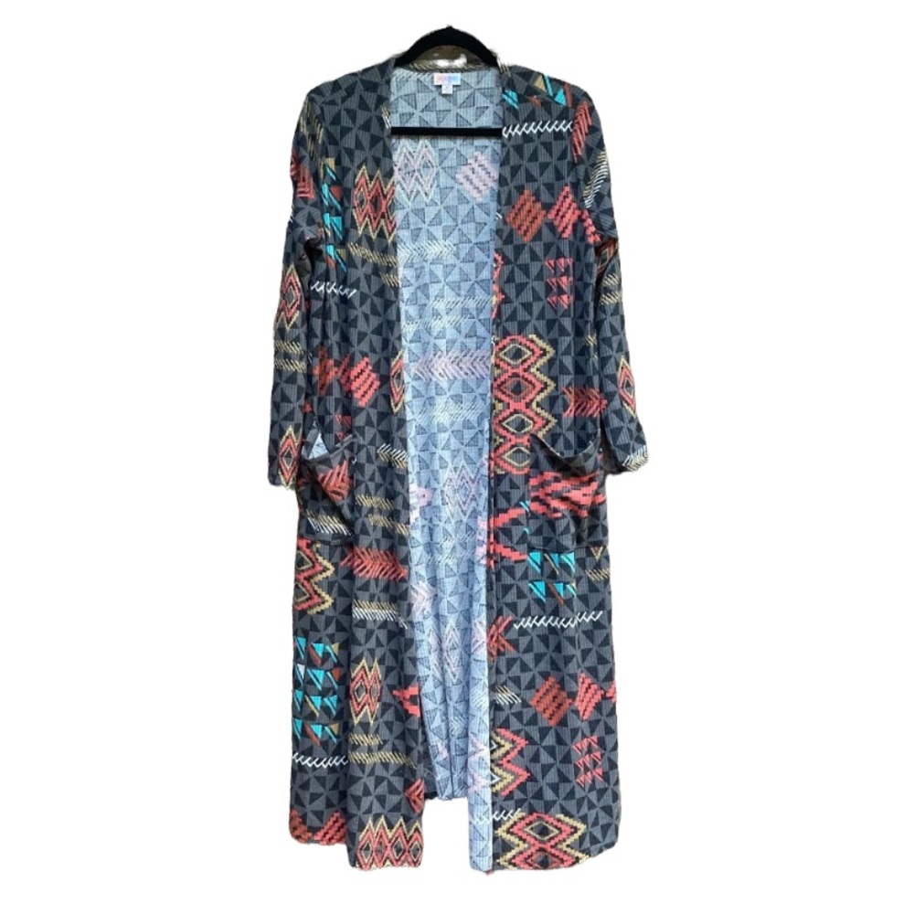LULAROE Geometric Duster Cardigan Size M